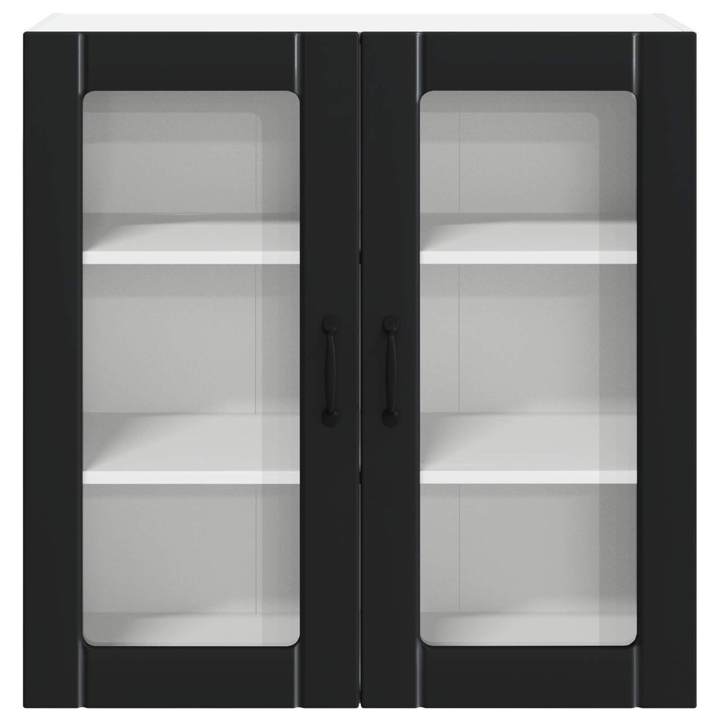 vidaXL Küchenschrank Schwarz 80 x 31 x 80 cm Holzwerkstoff