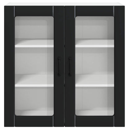 vidaXL Küchenschrank Schwarz 80 x 31 x 80 cm Holzwerkstoff