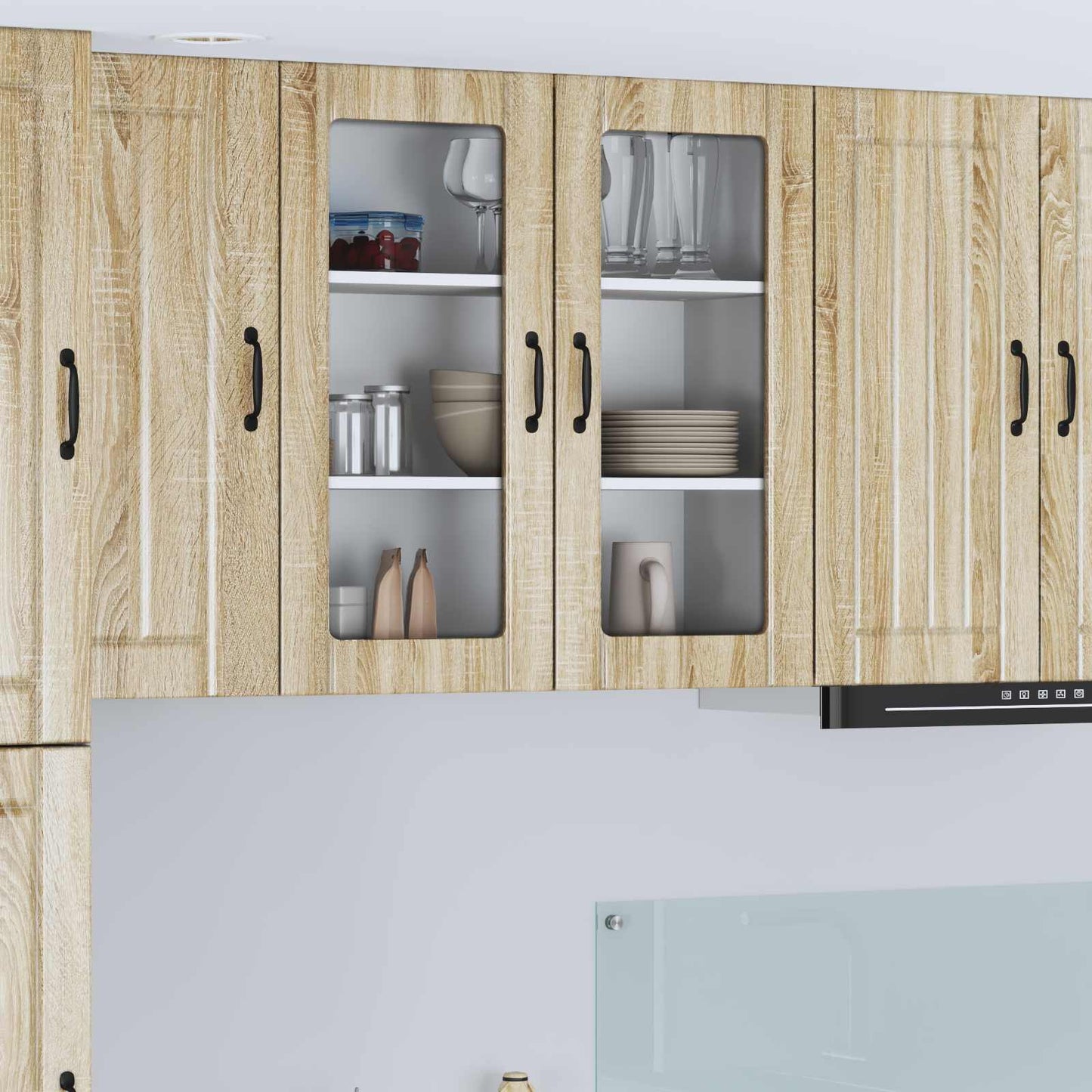 vidaXL Küchenschrank Sonoma-Eiche 80 x 31 x 80 cm Holzwerkstoff