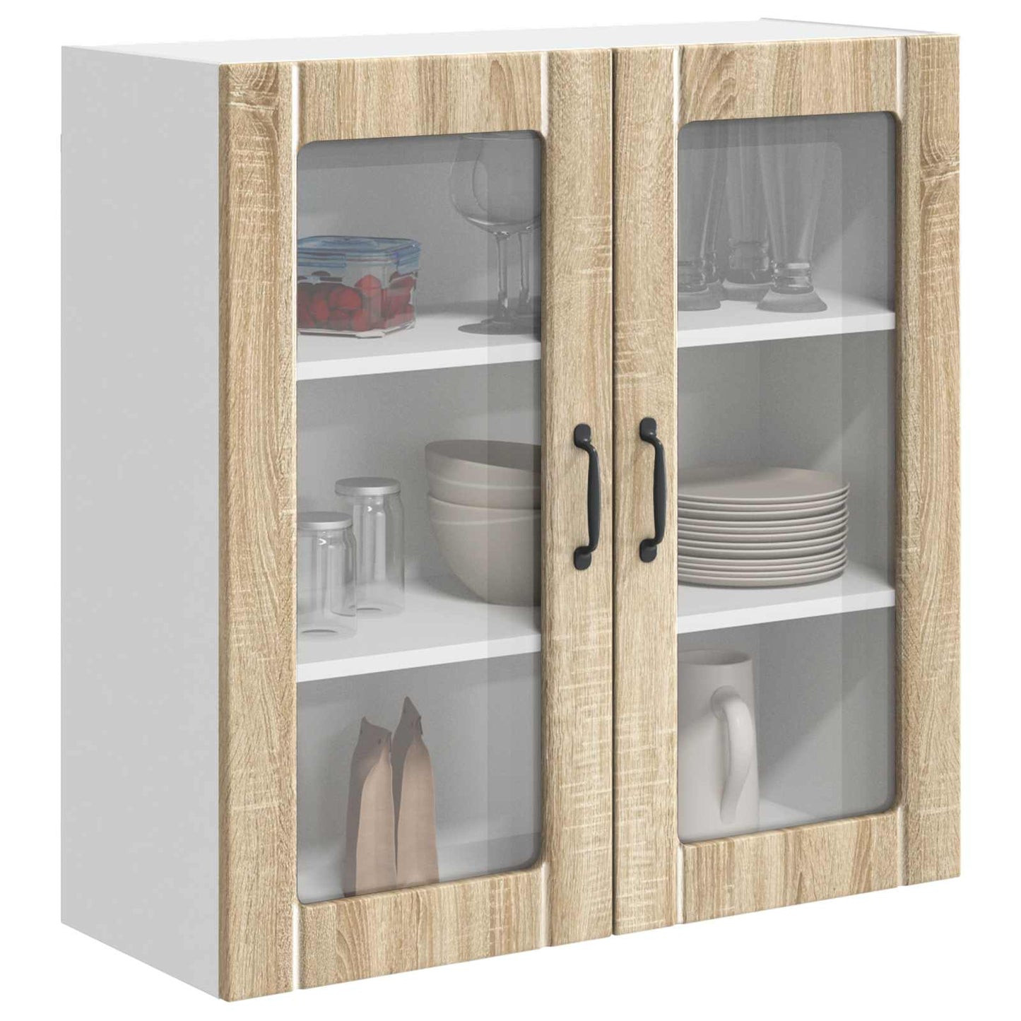 vidaXL Küchenschrank Sonoma-Eiche 80 x 31 x 80 cm Holzwerkstoff