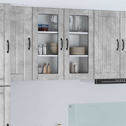 vidaXL Küchenschrank Beton Grau 80 x 31 x 80 cm Holzwerkstoff