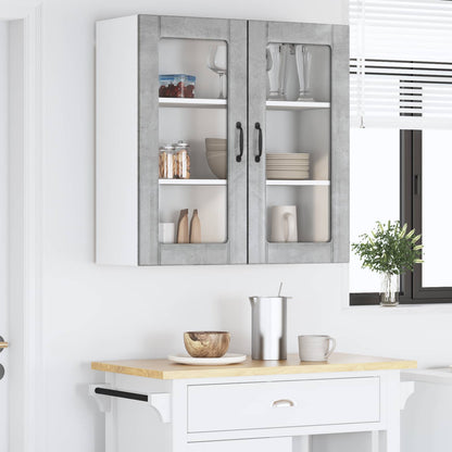 vidaXL Küchenschrank Beton Grau 80 x 31 x 80 cm Holzwerkstoff