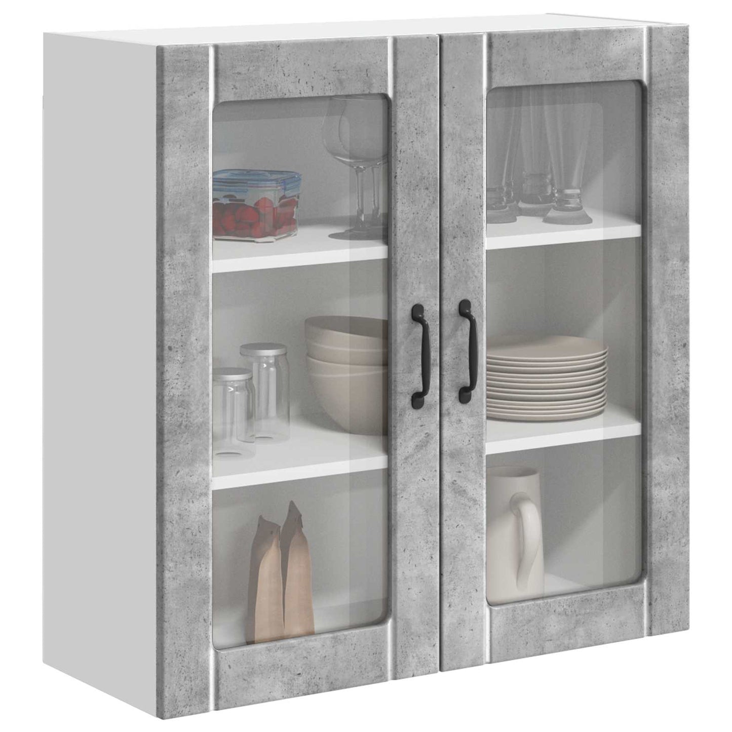 vidaXL Küchenschrank Beton Grau 80 x 31 x 80 cm Holzwerkstoff