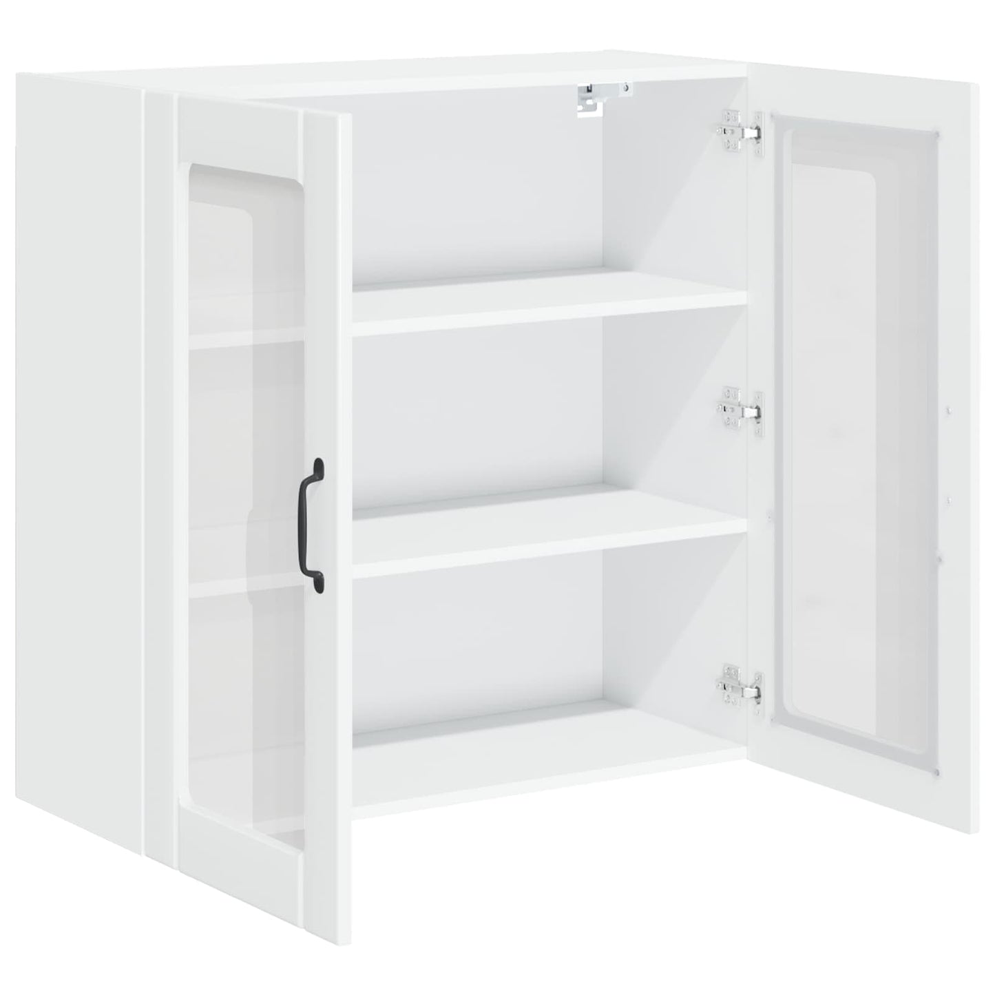 vidaXL Küchenschrank Hochglanz Weiß 80 x 31 x 80 cm Holzwerkstoff