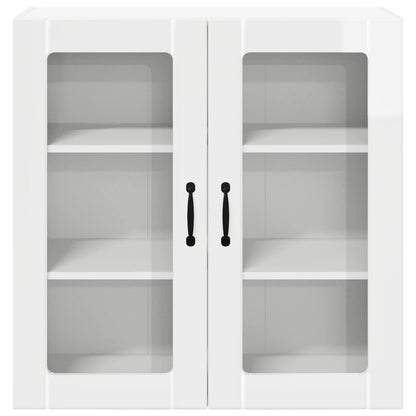 vidaXL Küchenschrank Hochglanz Weiß 80 x 31 x 80 cm Holzwerkstoff