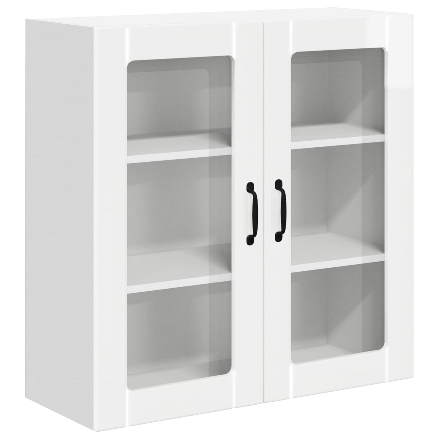 vidaXL Küchenschrank Hochglanz Weiß 80 x 31 x 80 cm Holzwerkstoff