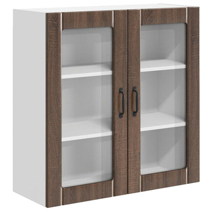 vidaXL Küchenschrank Braun Eichen-Optik 80 x 31 x 80 cm Holzwerkstoff