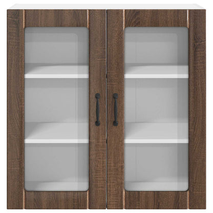 vidaXL Küchenschrank Braun Eichen-Optik 80 x 31 x 80 cm Holzwerkstoff