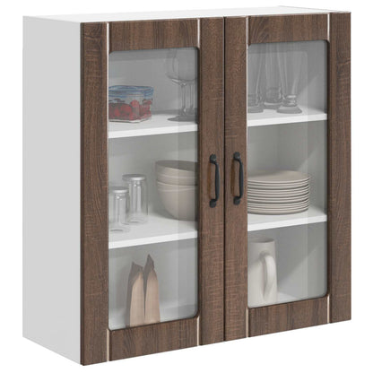 vidaXL Küchenschrank Braun Eichen-Optik 80 x 31 x 80 cm Holzwerkstoff