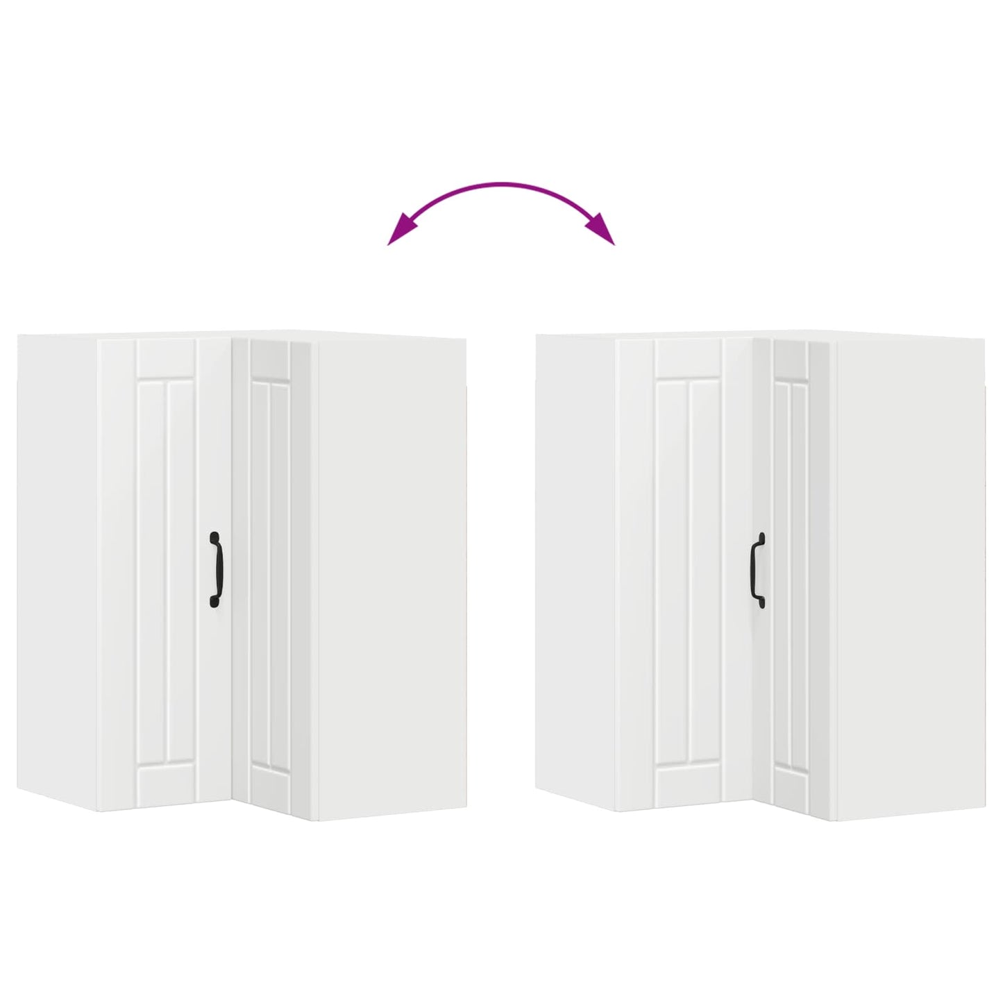 Küchenschrank Weiß 57 x 57 x 80 cm Holzwerkstoff