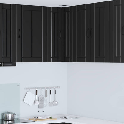 vidaXL Küchenschrank Schwarz 57 x 57 x 80 cm Holzwerkstoff