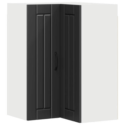 vidaXL Küchenschrank Schwarz 57 x 57 x 80 cm Holzwerkstoff