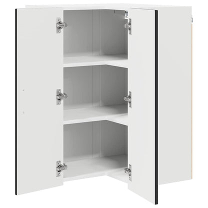 vidaXL Küchenschrank Schwarz 57 x 57 x 80 cm Holzwerkstoff