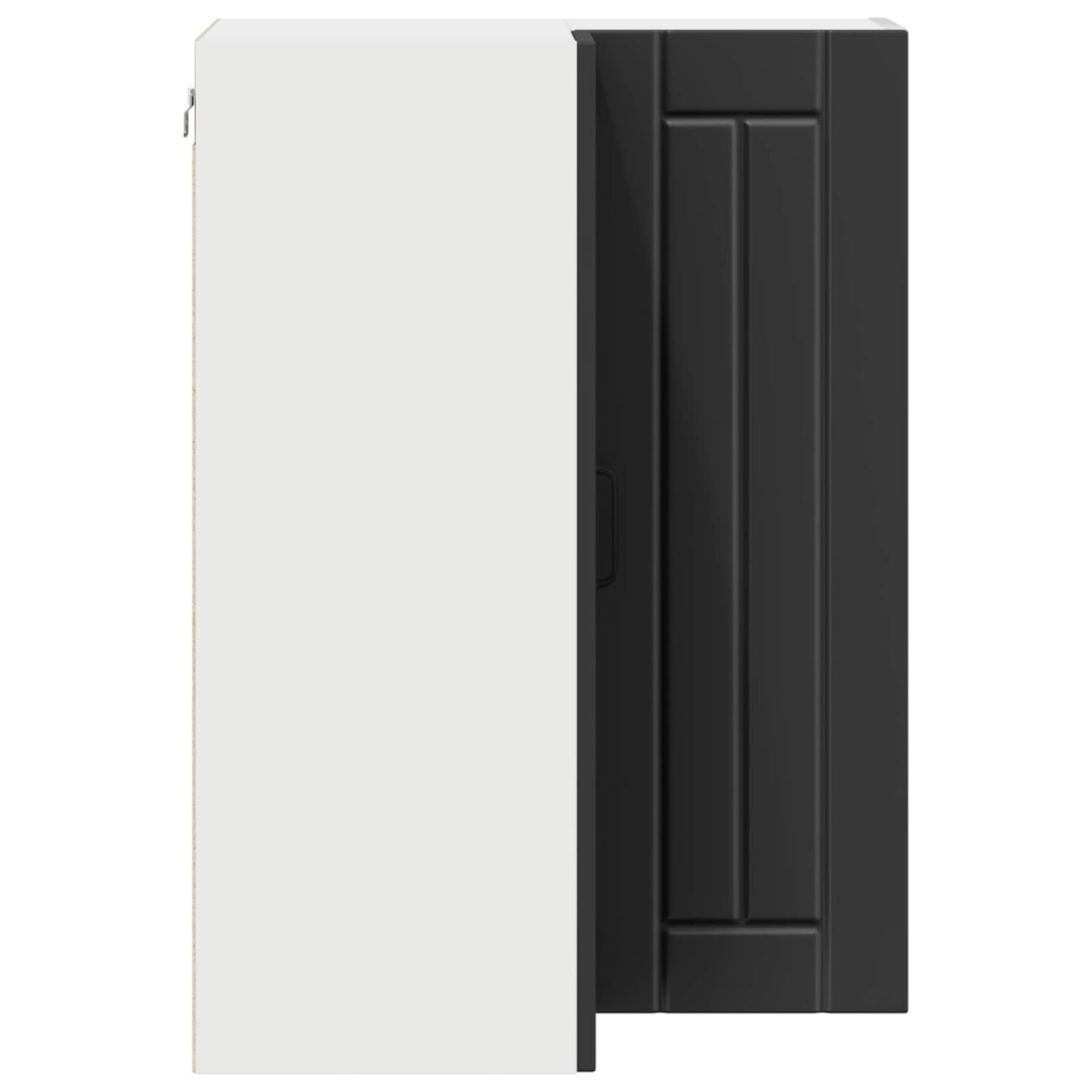 vidaXL Küchenschrank Schwarz 57 x 57 x 80 cm Holzwerkstoff