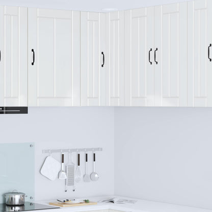 vidaXL Küchenschrank Hochglanz Weiß 57 x 57 x 80 cm Holzwerkstoff