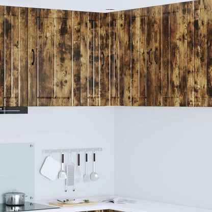 vidaXL Küchenschrank Geräucherte Eiche 57 x 57 x 80 cm Holzwerkstoff