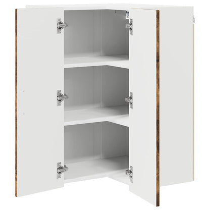 vidaXL Küchenschrank Geräucherte Eiche 57 x 57 x 80 cm Holzwerkstoff