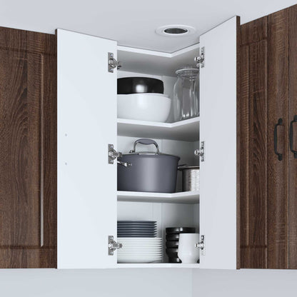 Küchenschrank Braun Eichen-Optik 57 x 57 x 80 cm Holzwerkstoff