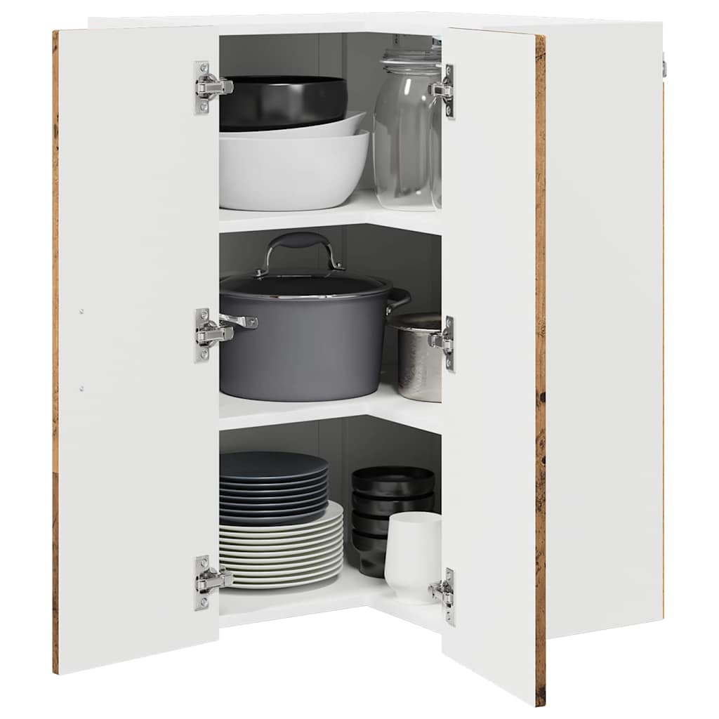 vidaXL Küchenschrank Altholz 57 x 57 x 80 cm Holzwerkstoff