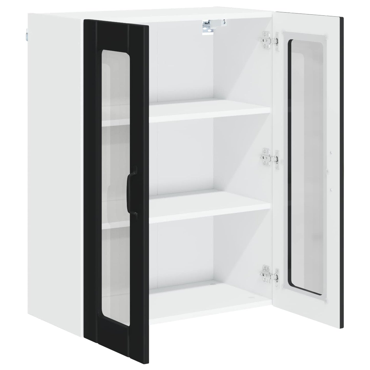 Küchenschrank Schwarz 60 x 31 x 80 cm Holzwerkstoff