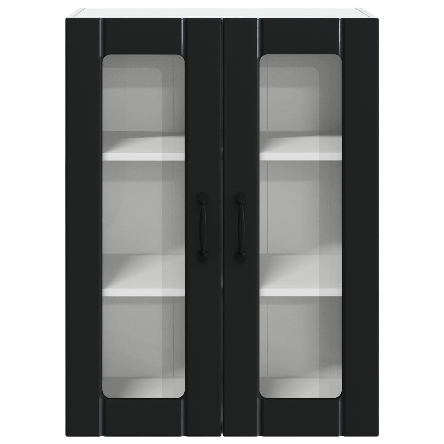 Küchenschrank Schwarz 60 x 31 x 80 cm Holzwerkstoff