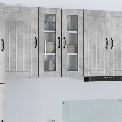 vidaXL Küchenschrank Beton Grau 60 x 31 x 80 cm Holzwerkstoff