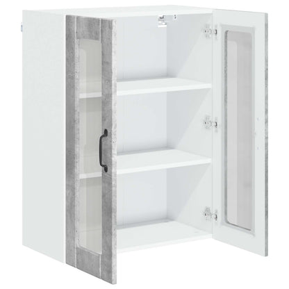 vidaXL Küchenschrank Beton Grau 60 x 31 x 80 cm Holzwerkstoff