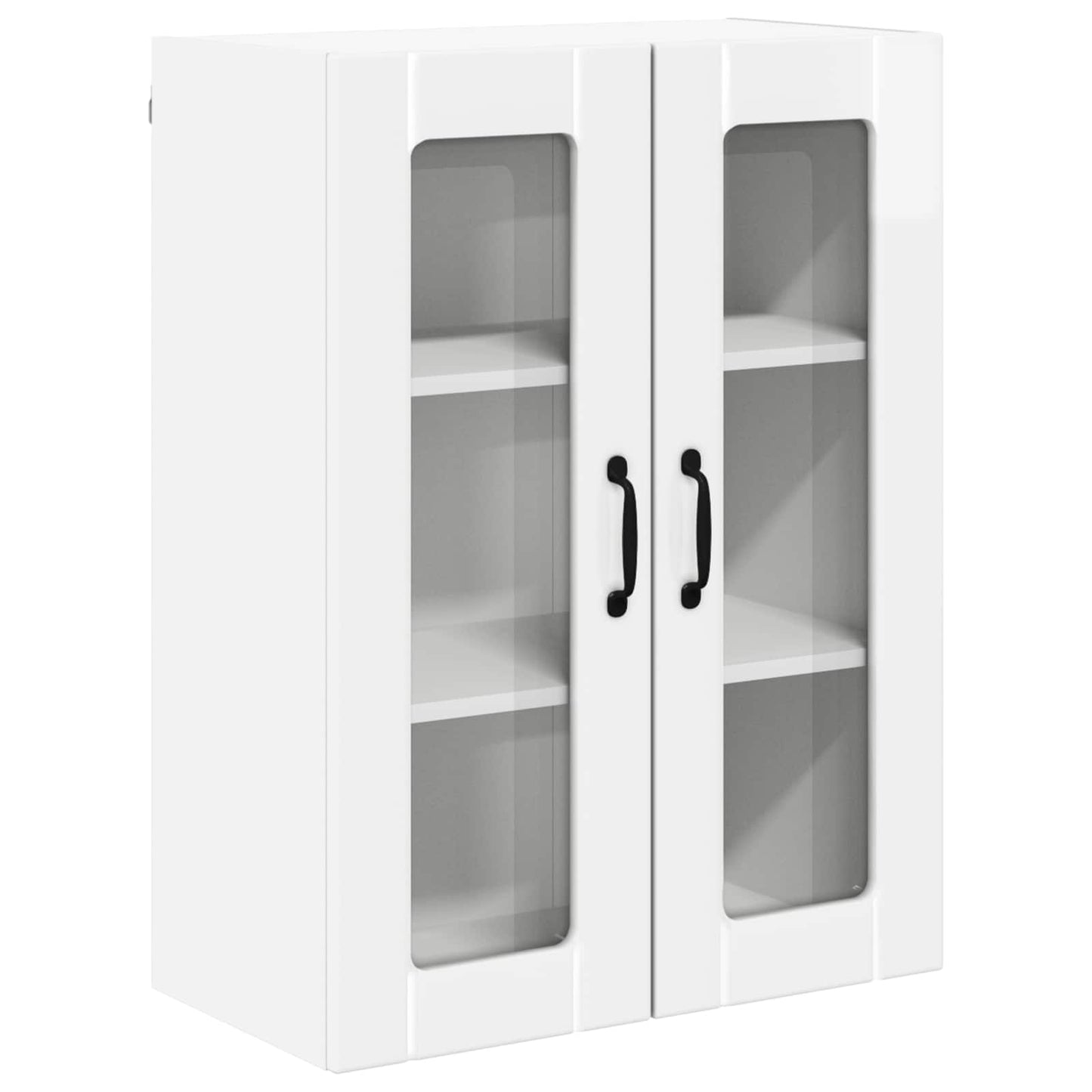 vidaXL Küchenschrank Hochglanz Weiß 60 x 31 x 80 cm Holzwerkstoff