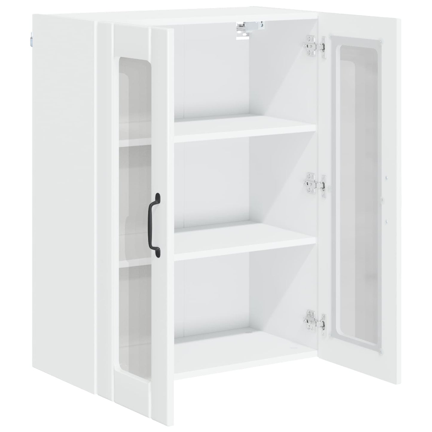 vidaXL Küchenschrank Hochglanz Weiß 60 x 31 x 80 cm Holzwerkstoff