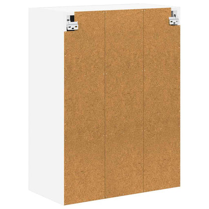 vidaXL Küchenschrank Hochglanz Weiß 60 x 31 x 80 cm Holzwerkstoff