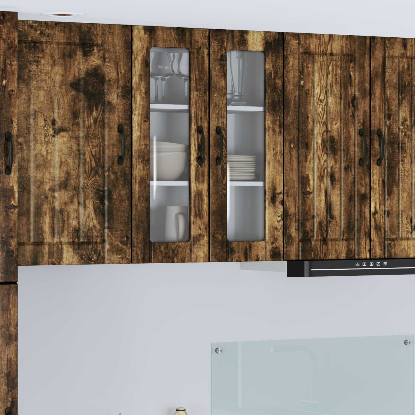 Küchenschrank Geräucherte Eiche 60 x 31 x 80 cm Holzwerkstoff