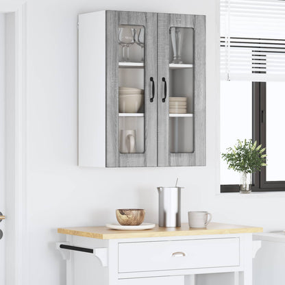 vidaXL Küchenschrank Graues Sonoma 60 x 31 x 80 cm Holzwerkstoff