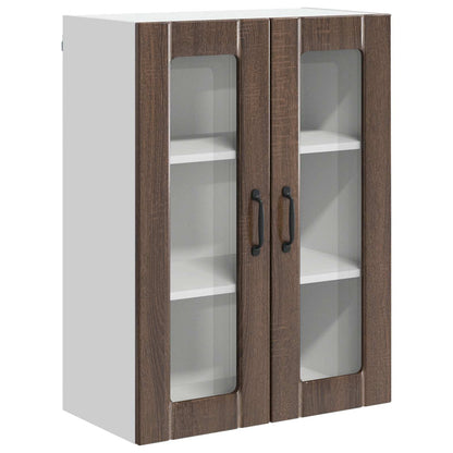 vidaXL Küchenschrank Braun Eichen-Optik 60 x 31 x 80 cm Holzwerkstoff