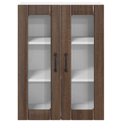 vidaXL Küchenschrank Braun Eichen-Optik 60 x 31 x 80 cm Holzwerkstoff