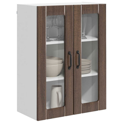 vidaXL Küchenschrank Braun Eichen-Optik 60 x 31 x 80 cm Holzwerkstoff