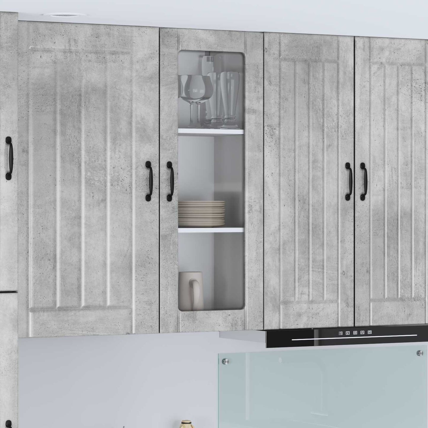 vidaXL Küchenschrank Beton Grau 40 x 31 x 100 cm Holzwerkstoff