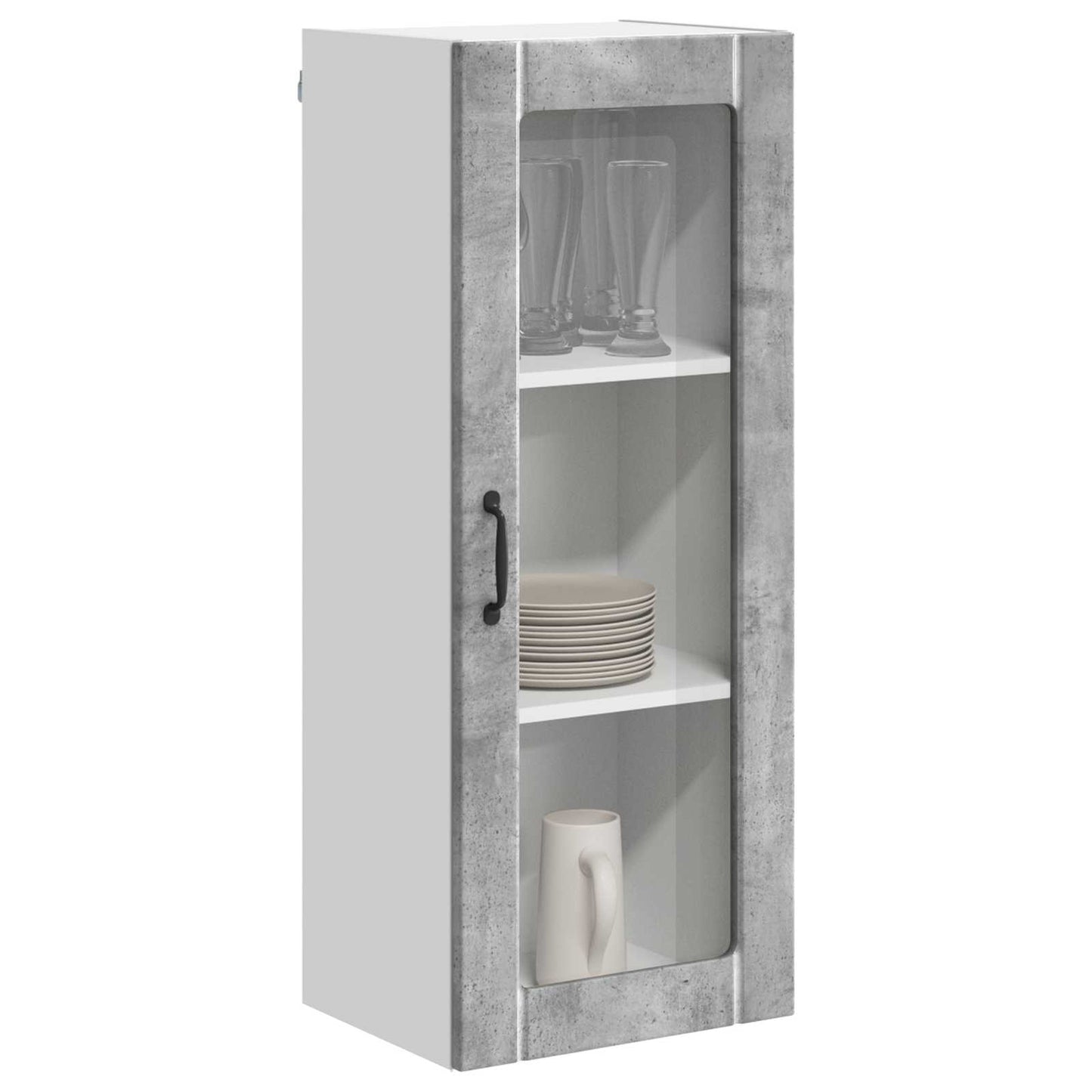 vidaXL Küchenschrank Beton Grau 40 x 31 x 100 cm Holzwerkstoff