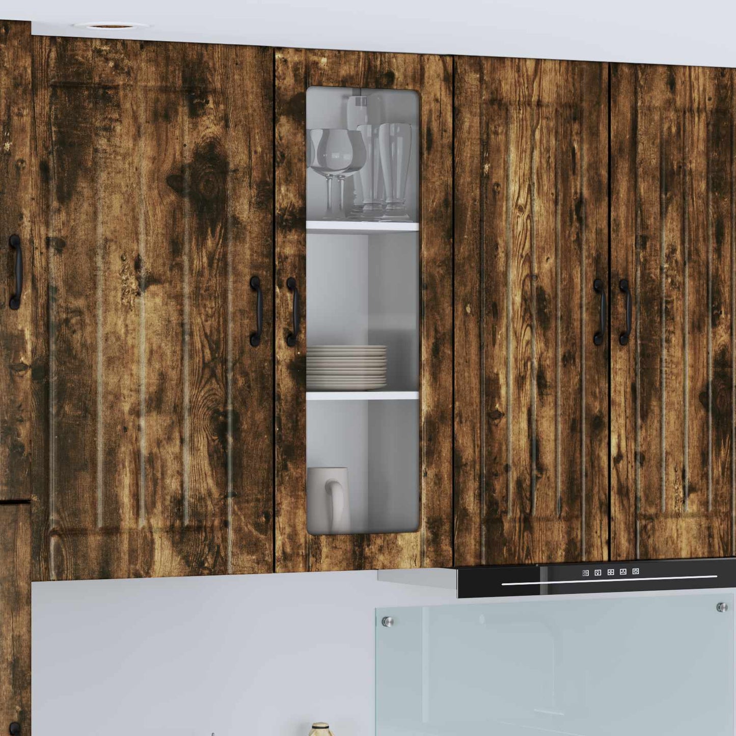 Küchenschrank Geräucherte Eiche 40 x 31 x 100 cm Holzwerkstoff