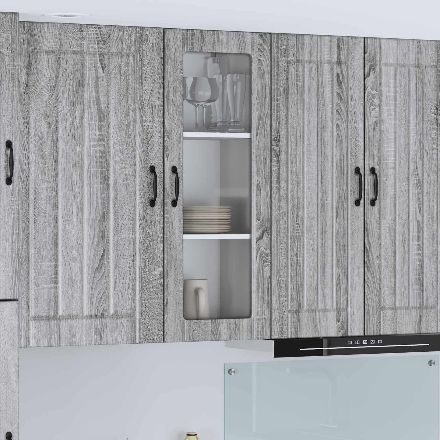 vidaXL Küchenschrank Graues Sonoma 40 x 31 x 100 cm Holzwerkstoff