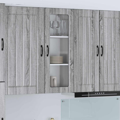 vidaXL Küchenschrank Graues Sonoma 40 x 31 x 100 cm Holzwerkstoff