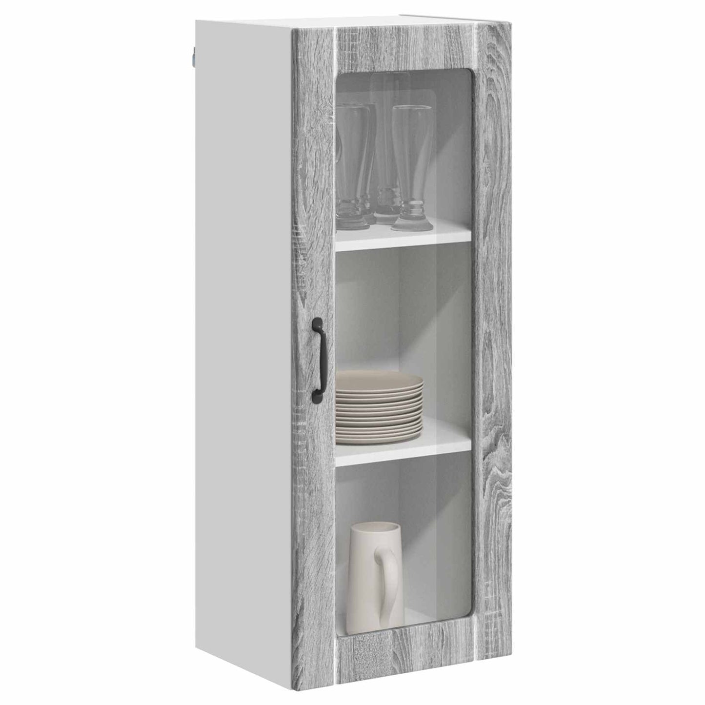 vidaXL Küchenschrank Graues Sonoma 40 x 31 x 100 cm Holzwerkstoff