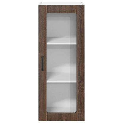Küchenschrank Braun Eichen-Optik 40 x 31 x 100 cm Holzwerkstoff