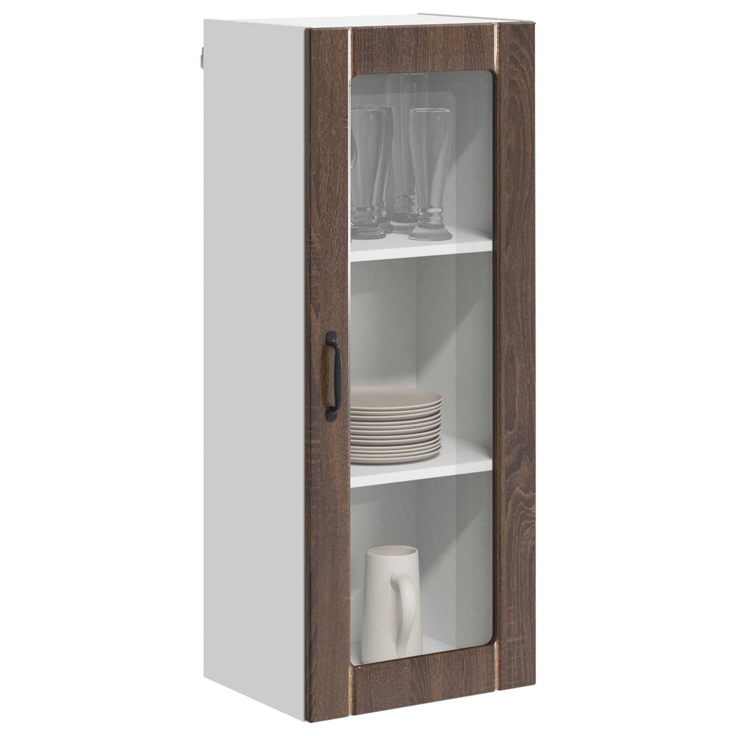 Küchenschrank Braun Eichen-Optik 40 x 31 x 100 cm Holzwerkstoff