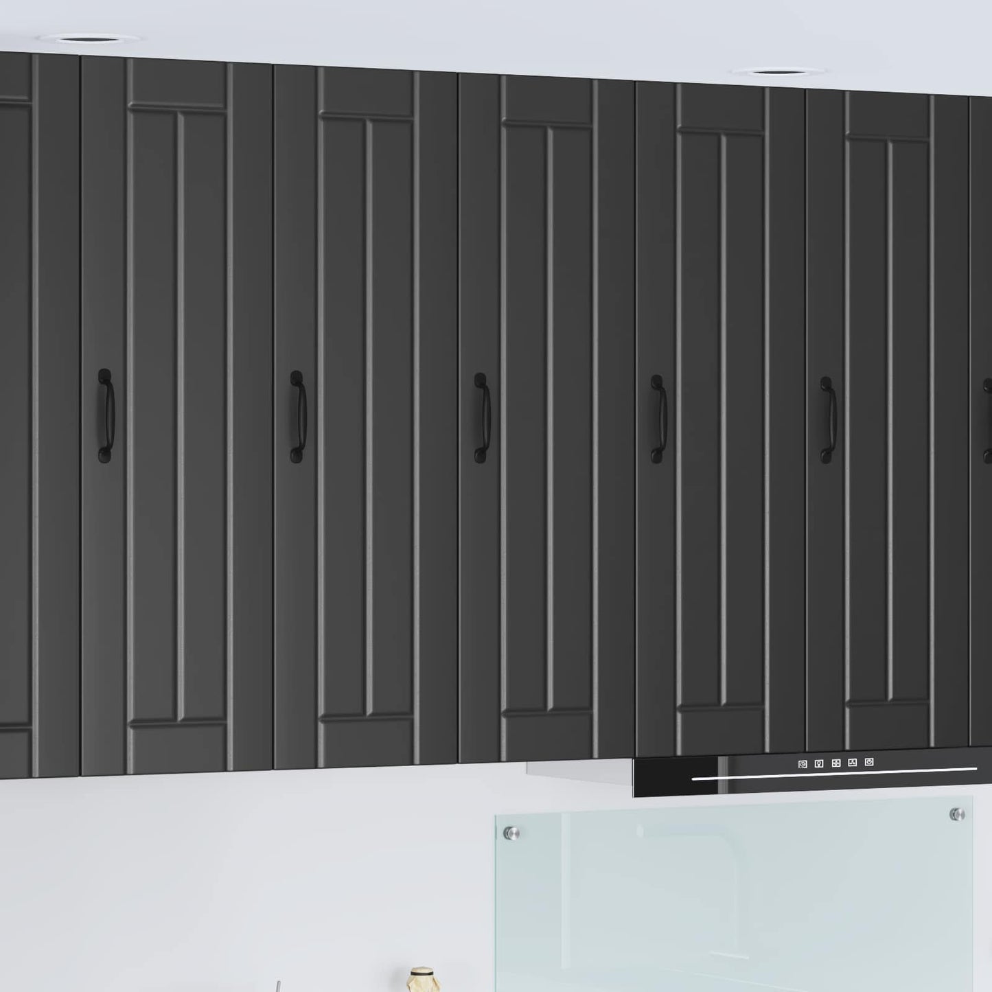 vidaXL Küchenschrank Schwarz 30 x 31 x 100 cm Holzwerkstoff