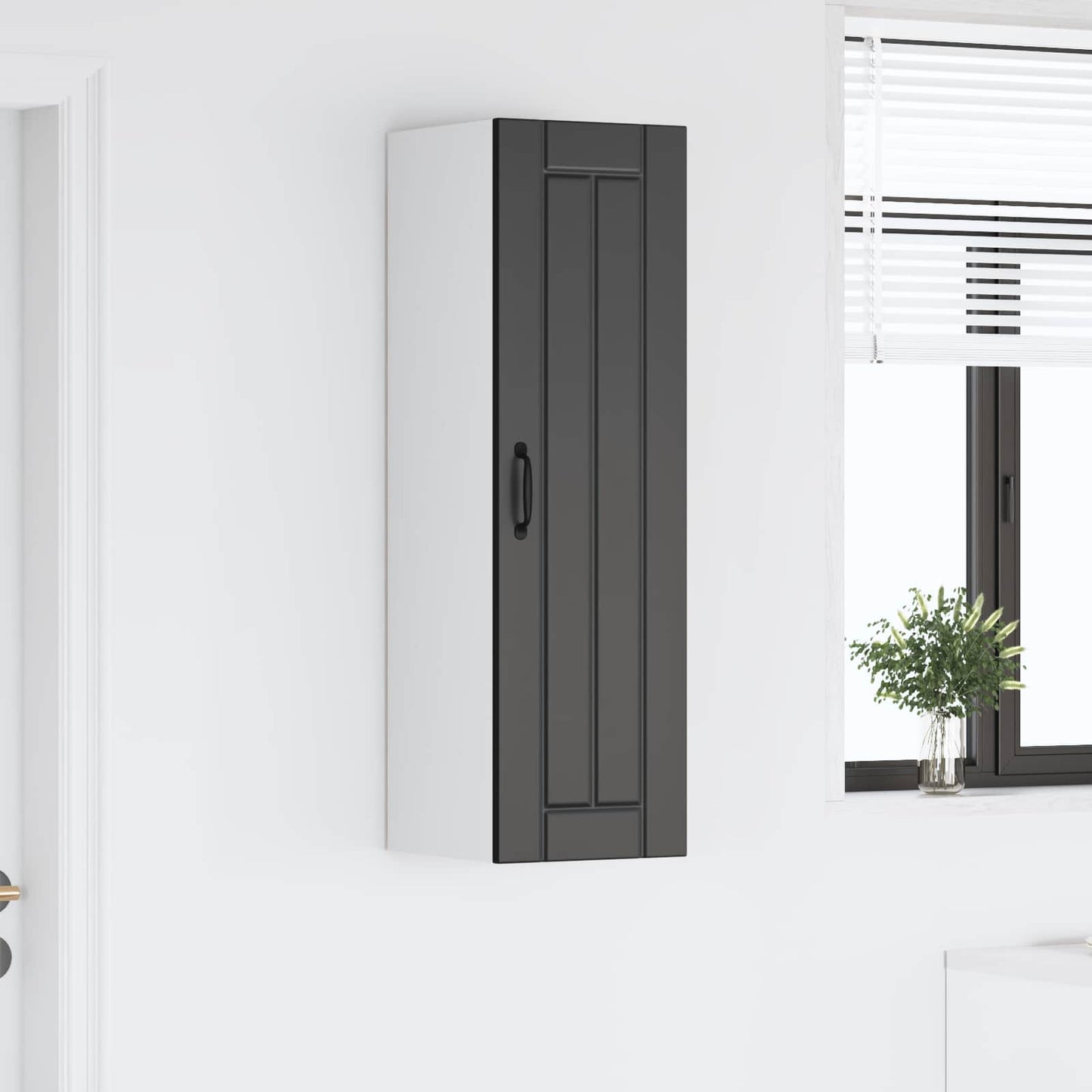 vidaXL Küchenschrank Schwarz 30 x 31 x 100 cm Holzwerkstoff