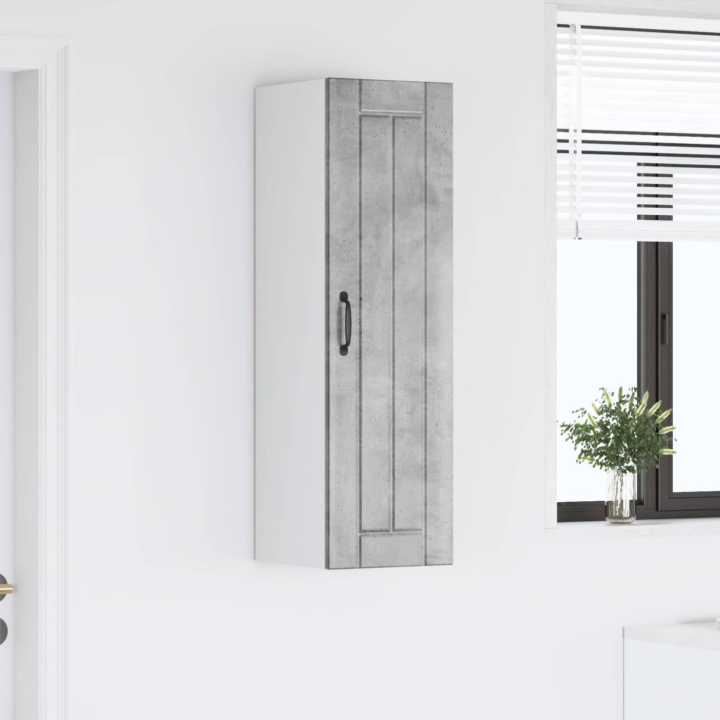 Küchenschrank Beton Grau 30 x 31 x 100 cm Holzwerkstoff