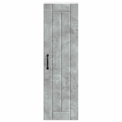Küchenschrank Beton Grau 30 x 31 x 100 cm Holzwerkstoff