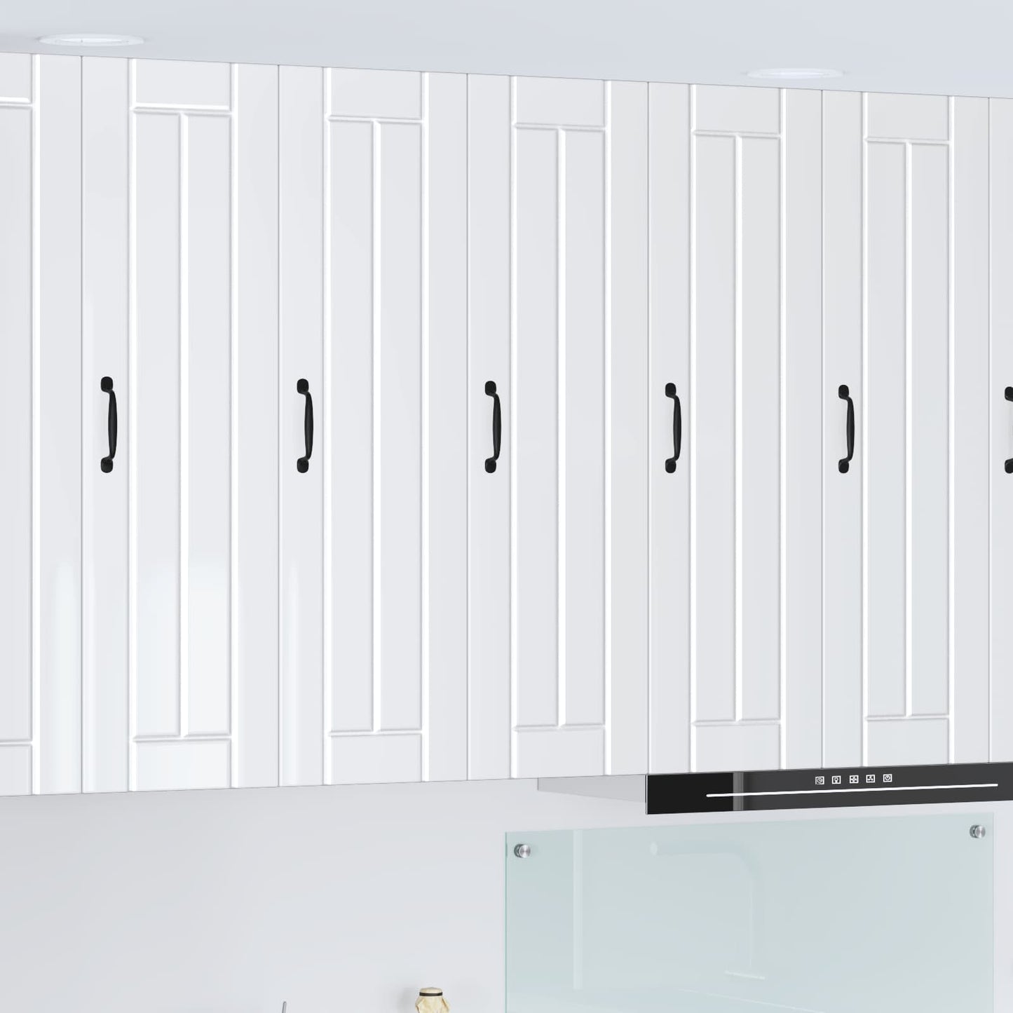 vidaXL Küchenschrank Hochglanz Weiß 30 x 31 x 100 cm Holzwerkstoff