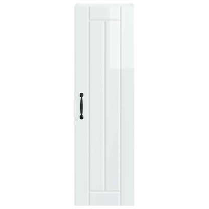 vidaXL Küchenschrank Hochglanz Weiß 30 x 31 x 100 cm Holzwerkstoff