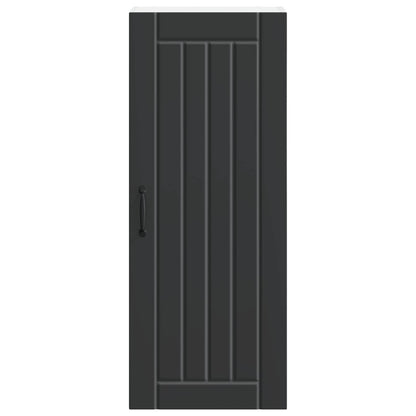 vidaXL Küchenschrank Schwarz 40 x 31 x 100 cm Holzwerkstoff